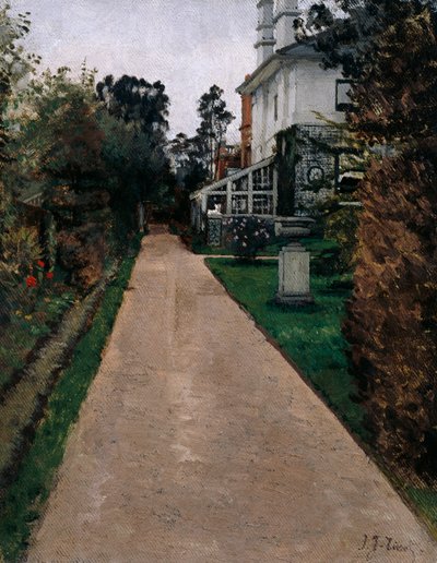 View of the garden at 17 Grove End Road by James Jacques Joseph Tissot